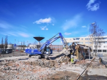 Karhulan-linja-autoasema huhtikuu 2020